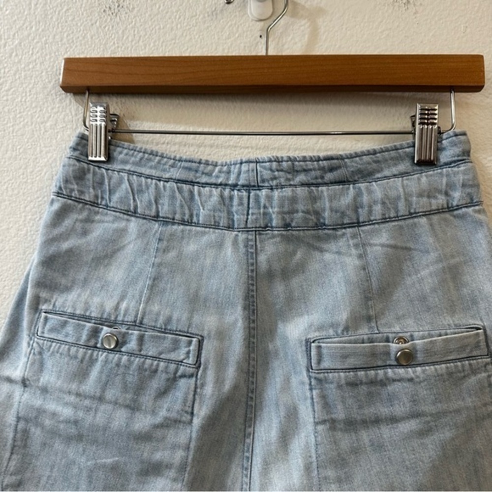 Isabel Marant Etoile Women's Marius High Waist Shorts Size XS Light Blue - Picture 6 of 11
